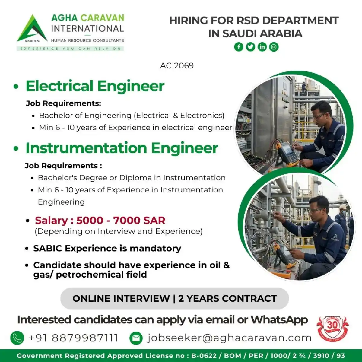 Engineer Jobs Saudi Arabia RSD