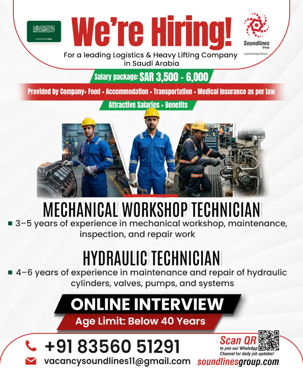 Workshop & Hydraulic Technician