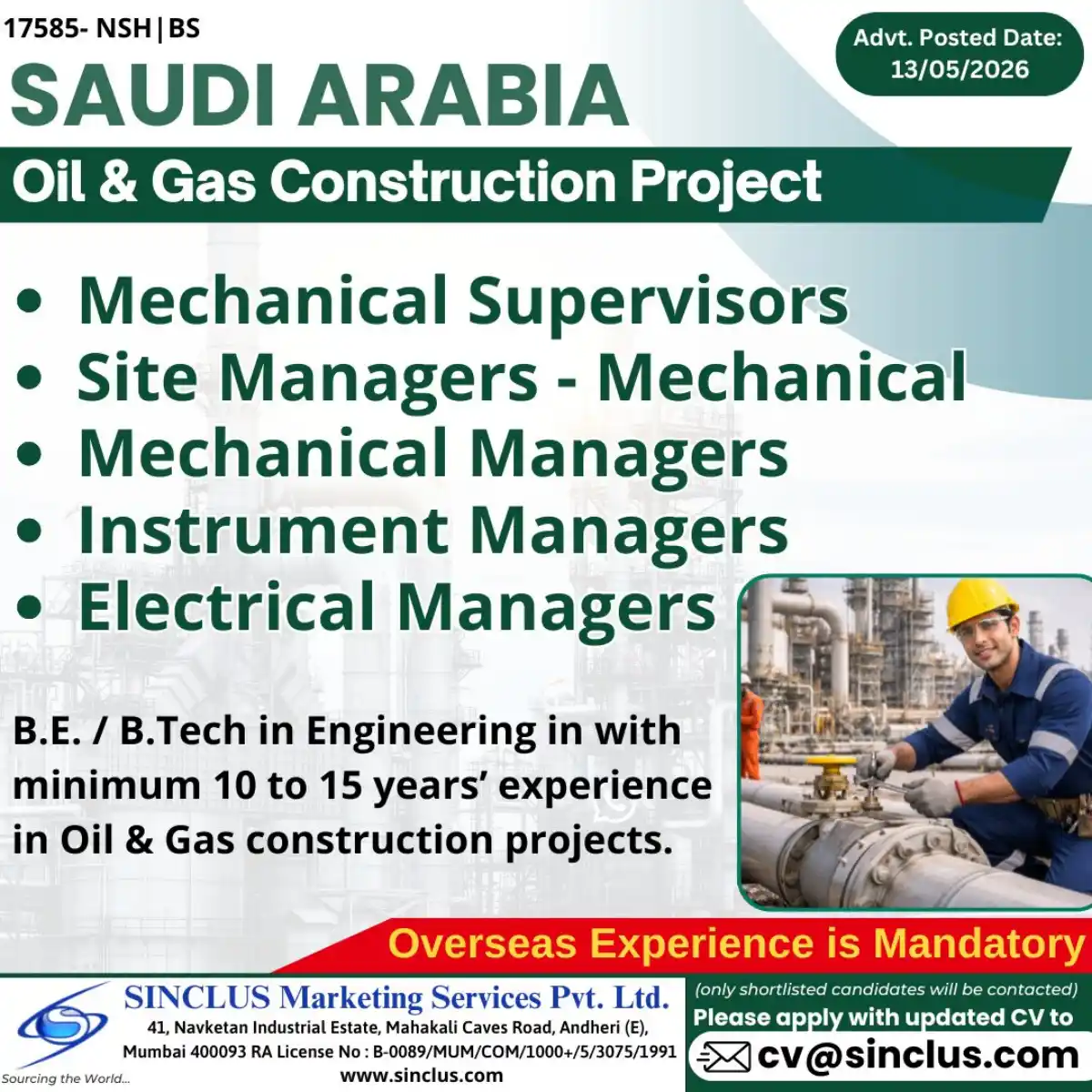 Saudi Oil & Gas Jobs