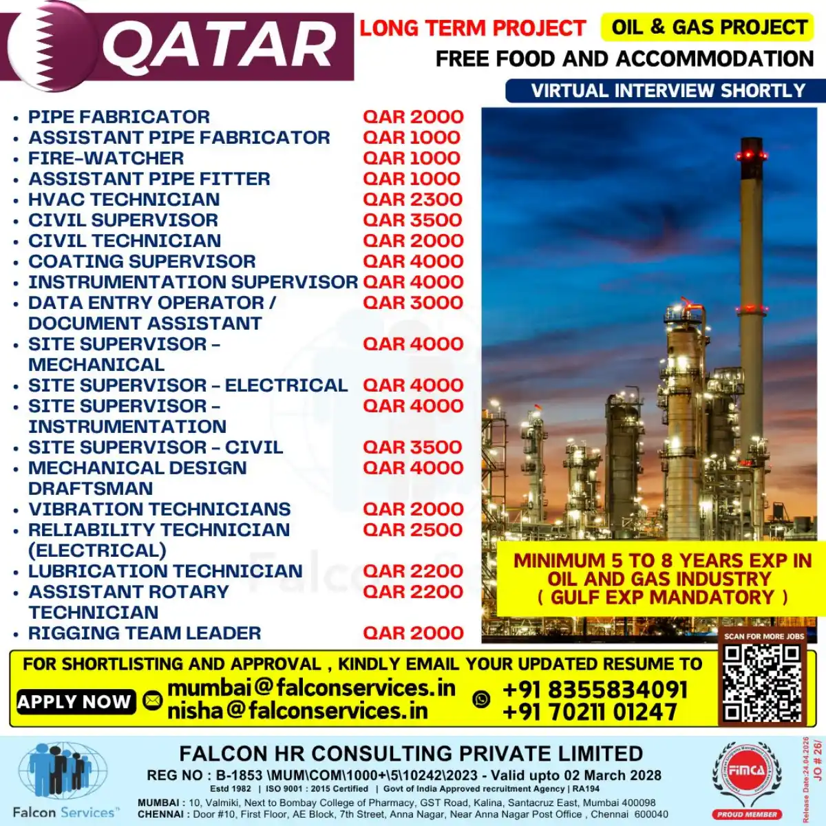 Qatar Oil & Gas Jobs