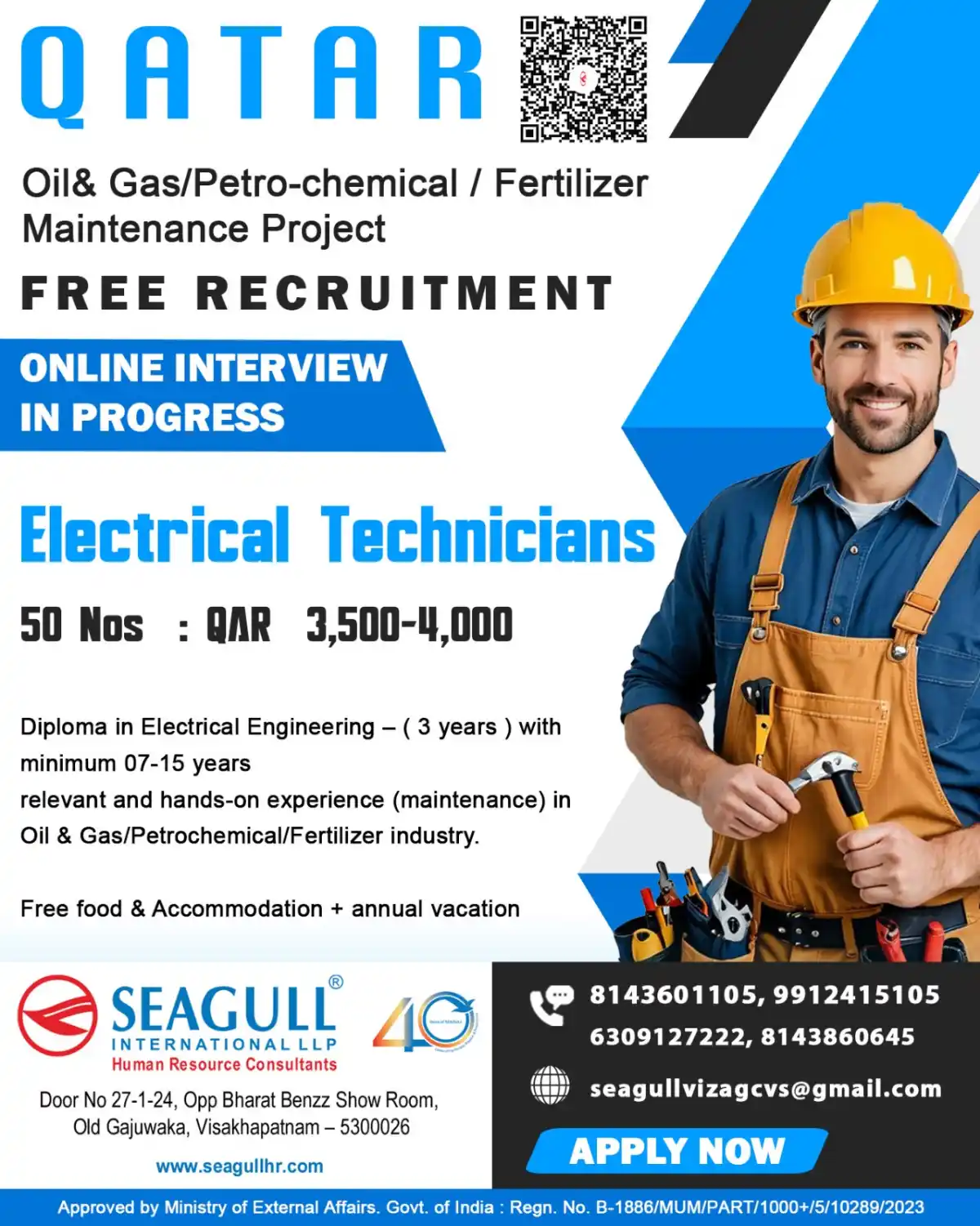 Electrical Technicians Qatar