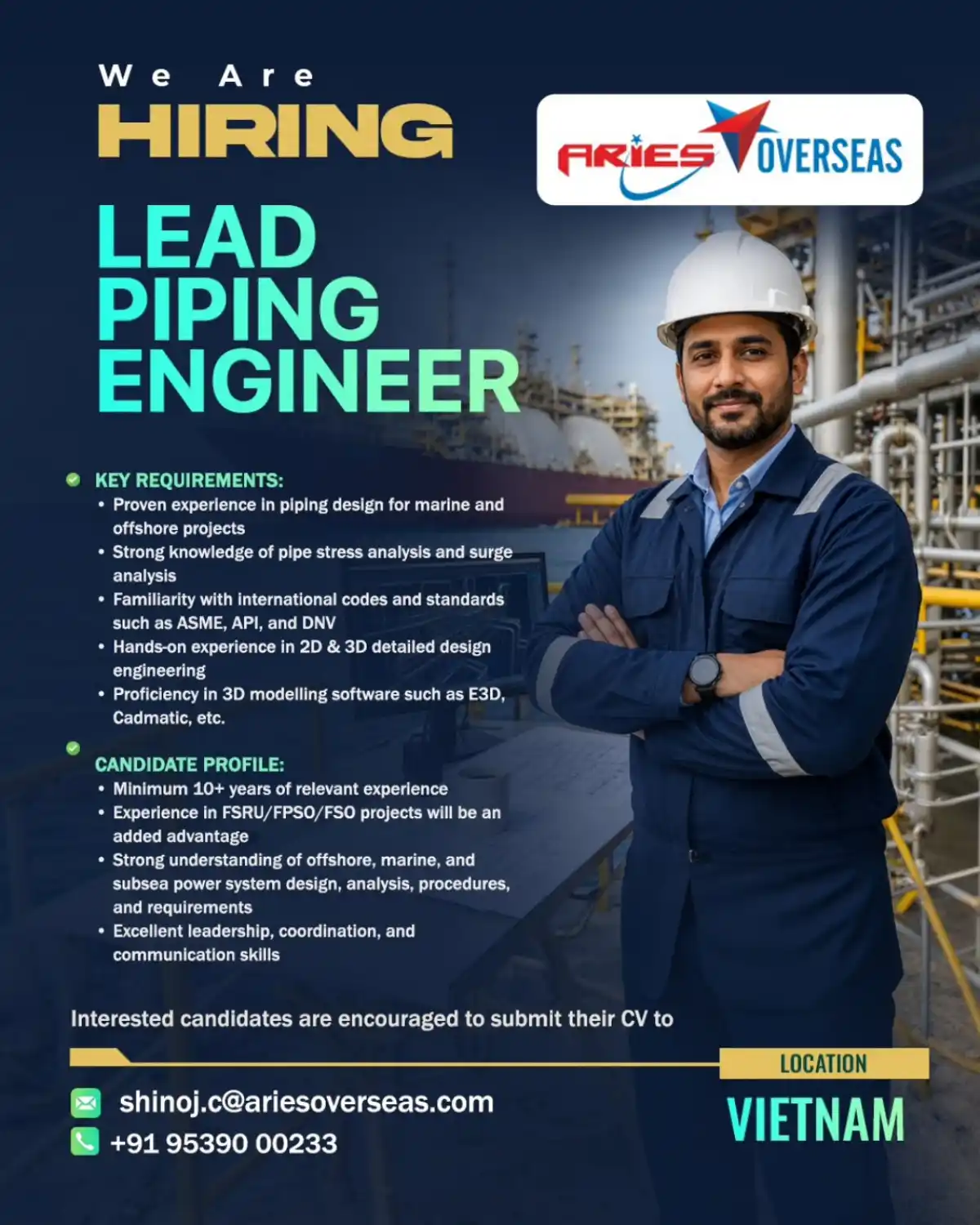 Lead Piping Engineer