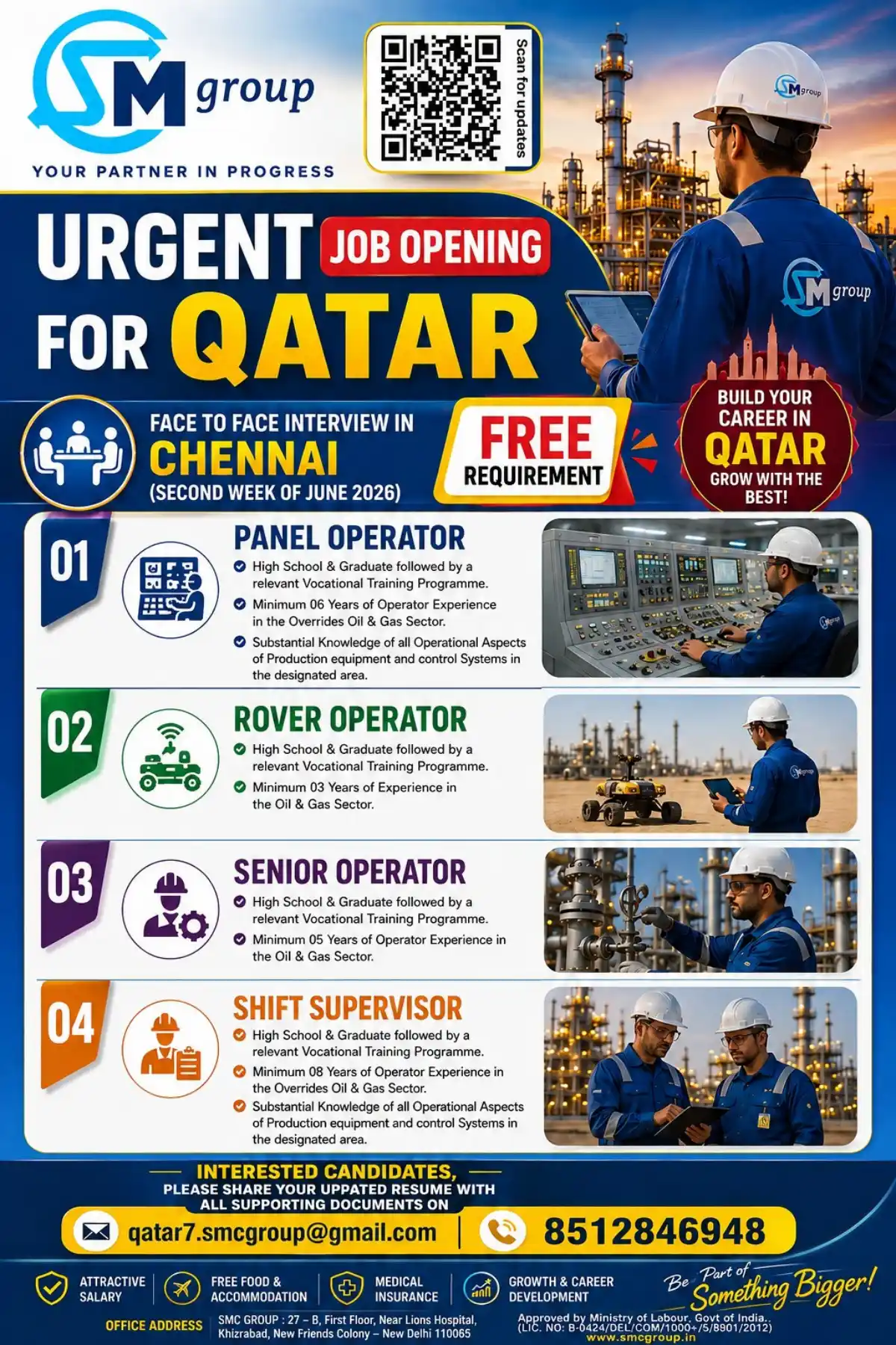 SM Group Qatar Jobs 2026