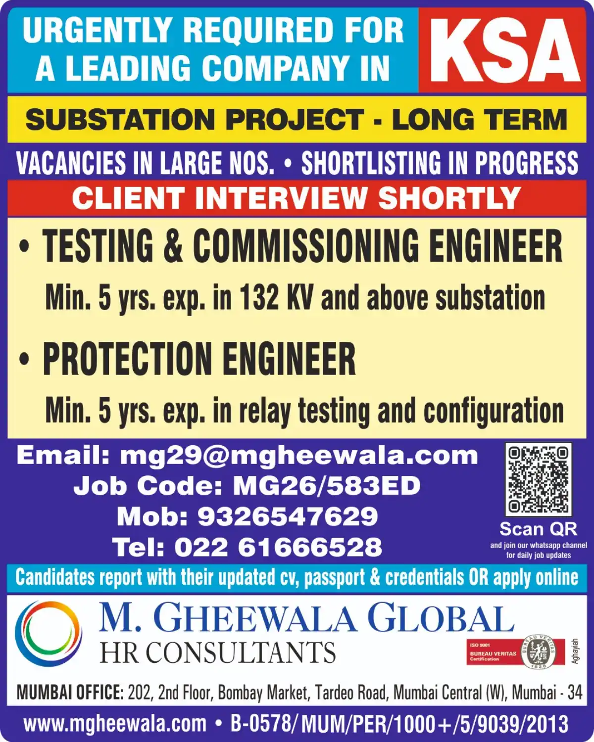 Substation Jobs KSA