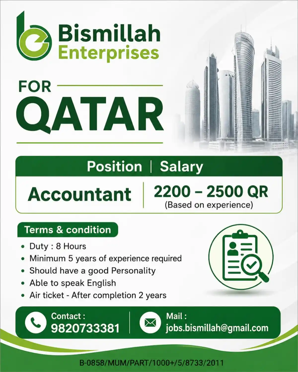 Accountant – Qatar