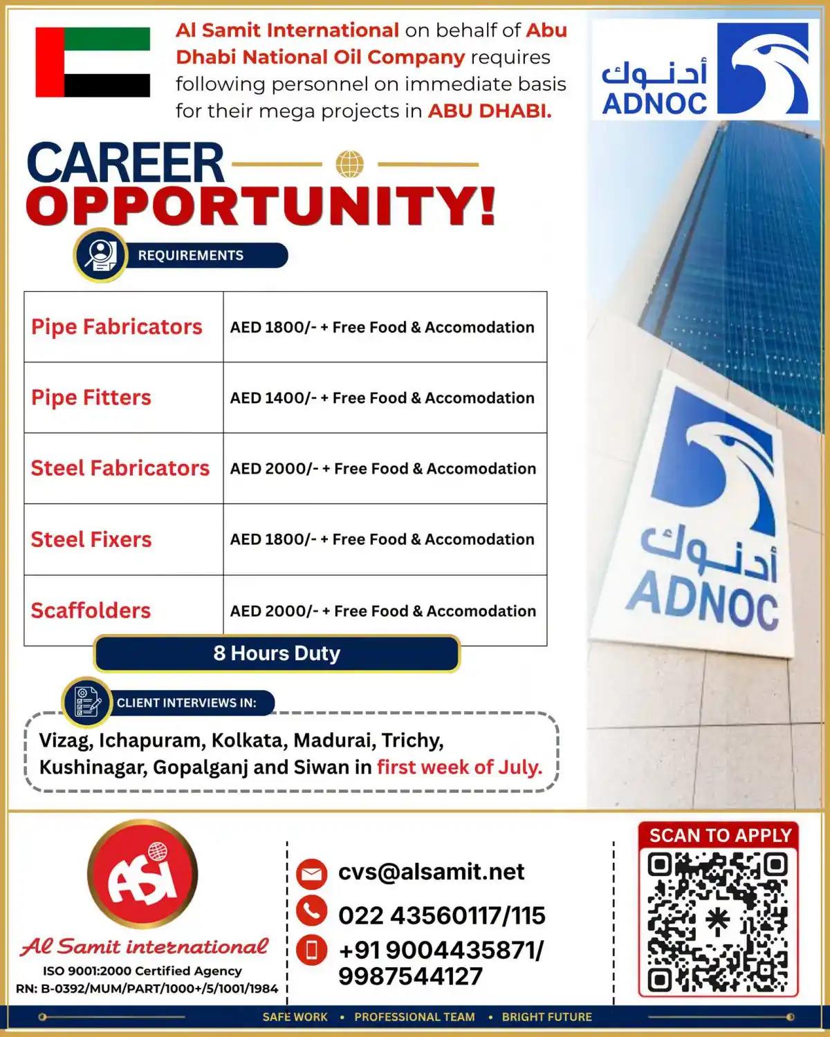 ADNOC Abu Dhabi Jobs 2025