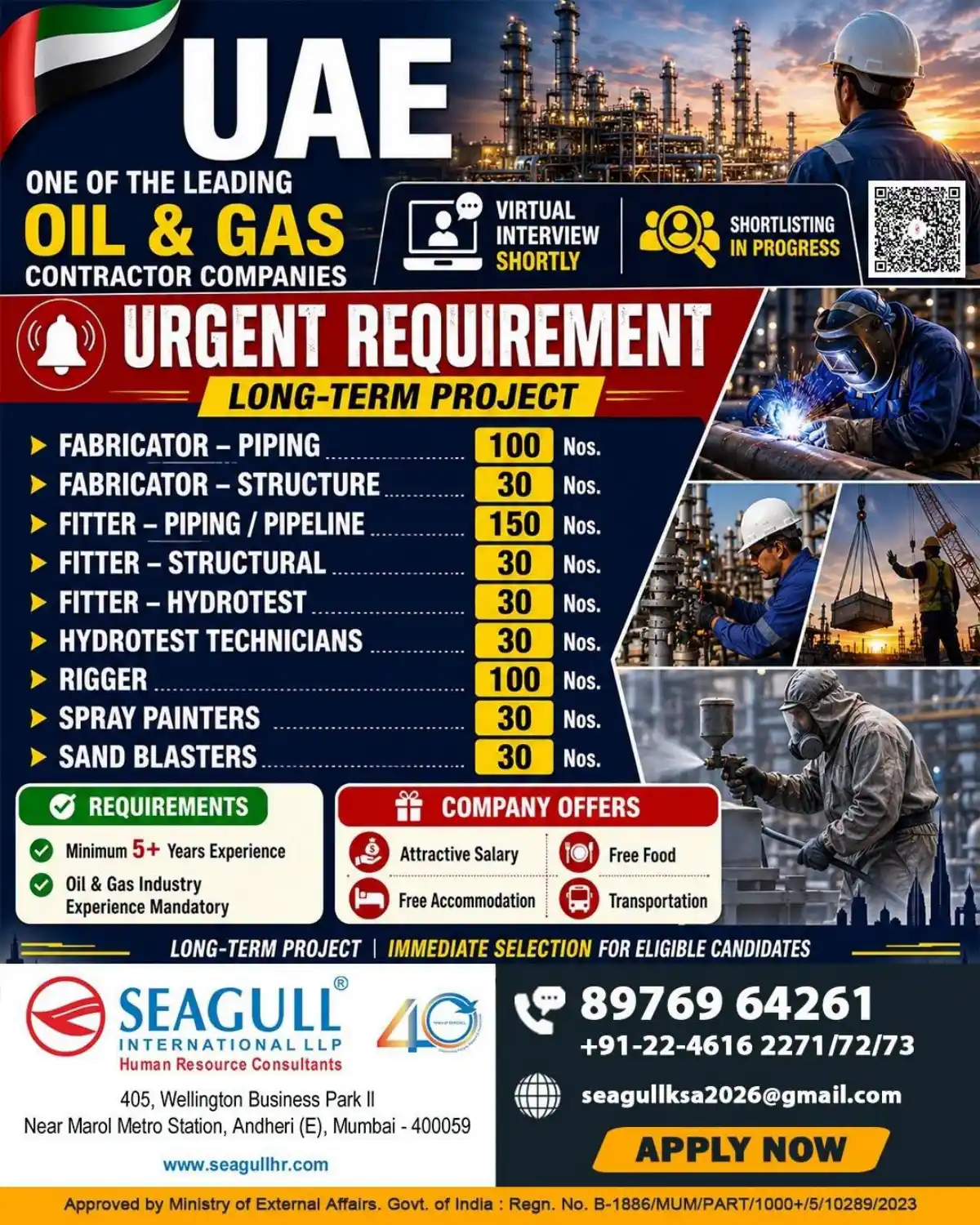 Oil & Gas Fabricator Jobs UAE