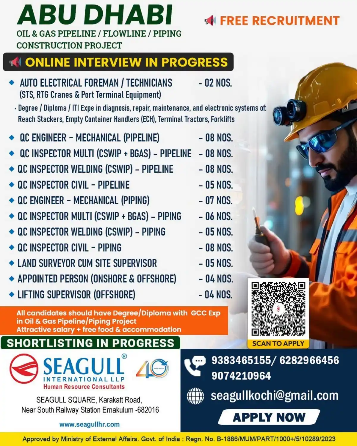 Oil & Gas Pipeline Jobs Abu Dhabi