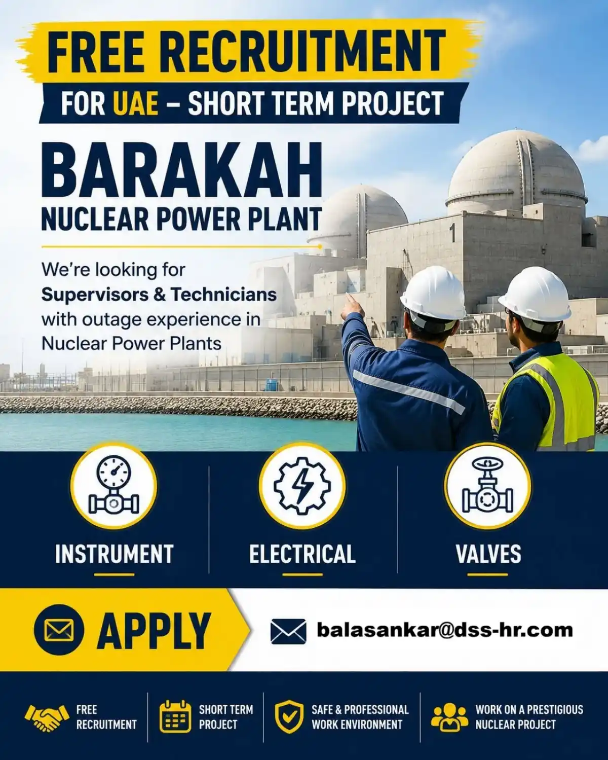Barakah NPP Free Recruitment