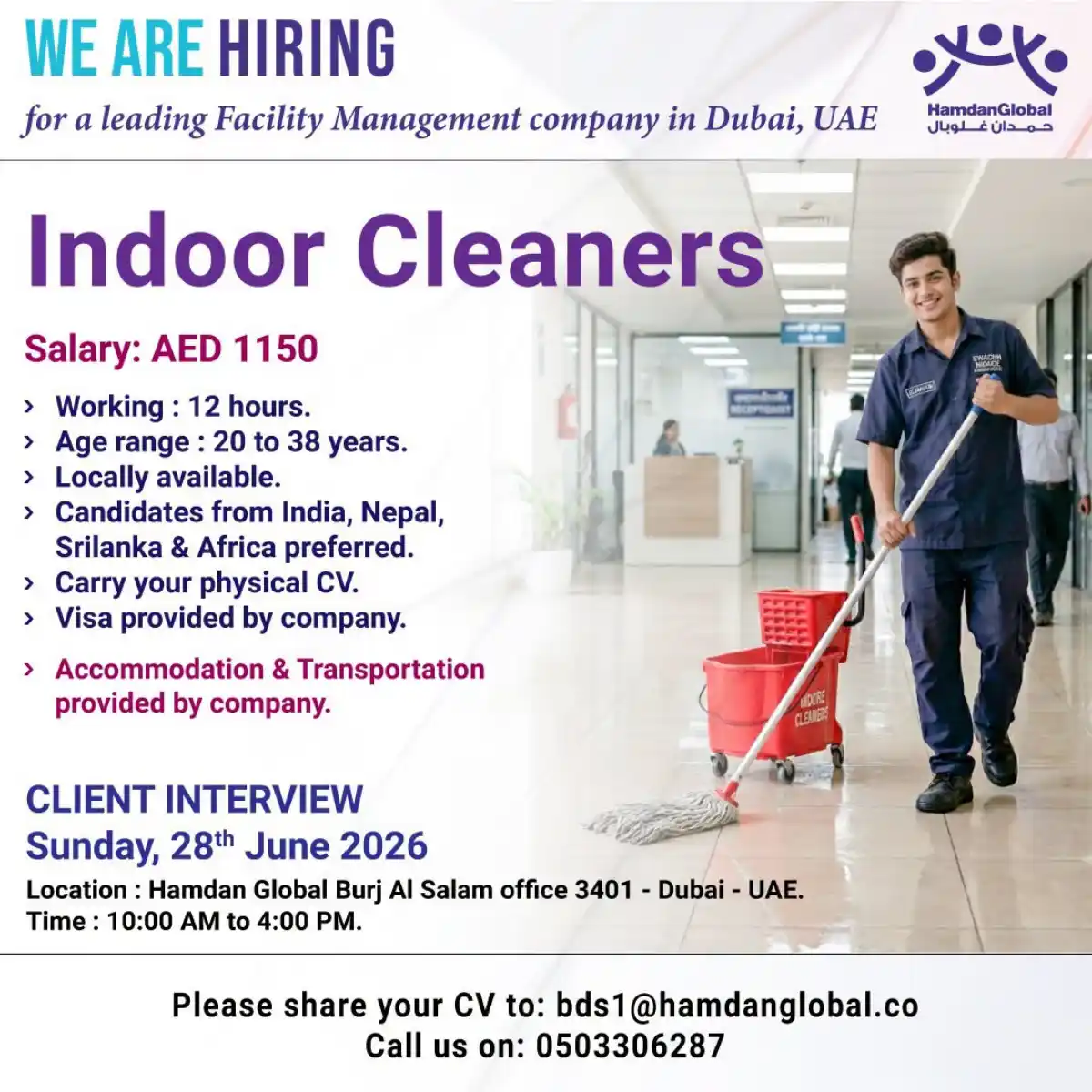 Indoor Cleaners – Dubai