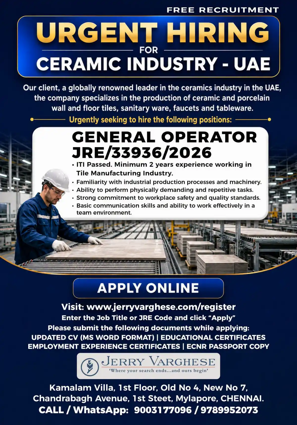 General Operator – UAE