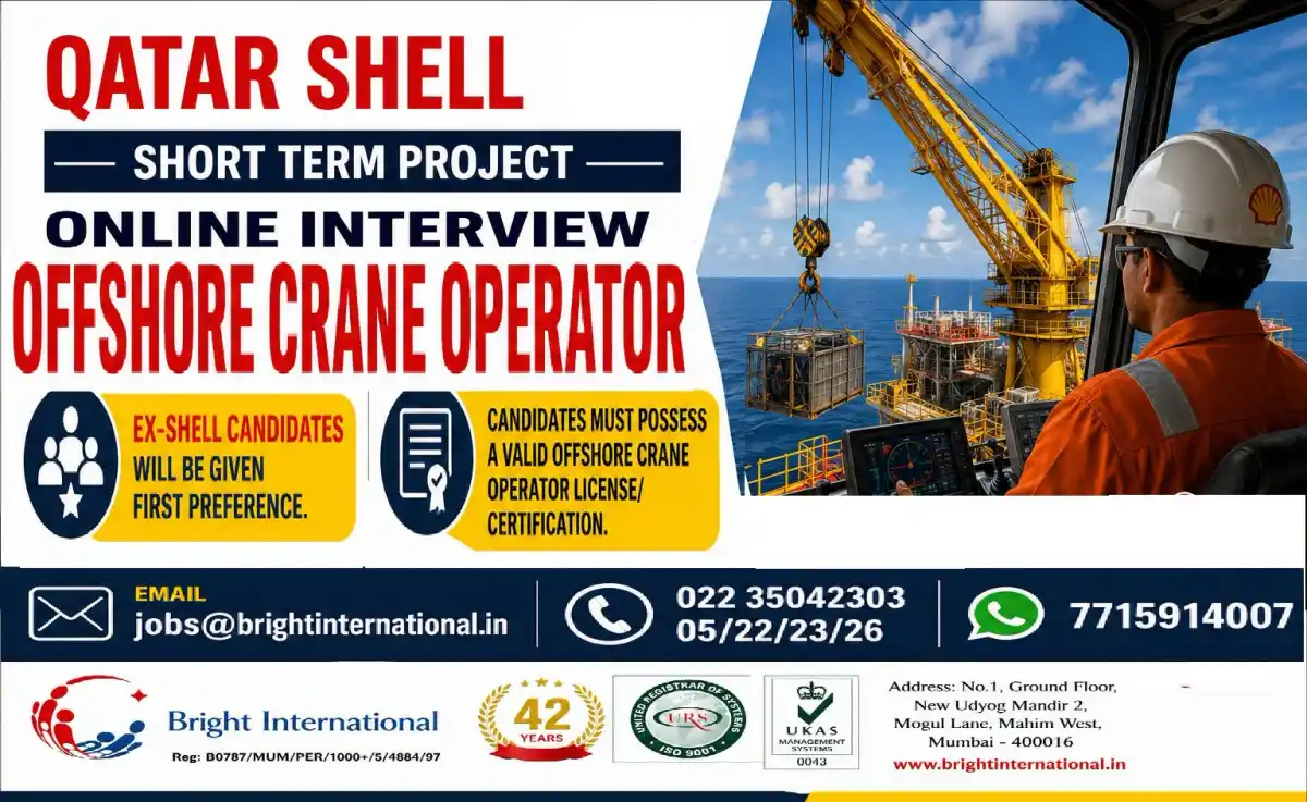 Offshore Crane Operator – Qatar Shell