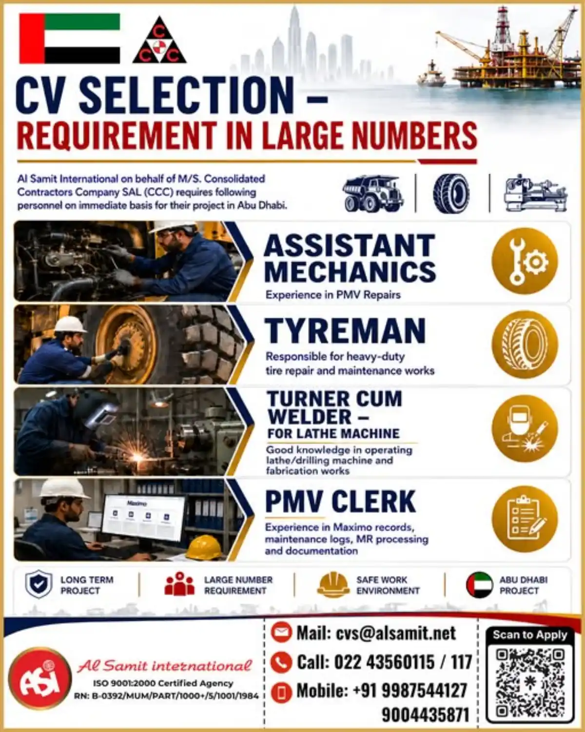 CCC Abu Dhabi Jobs