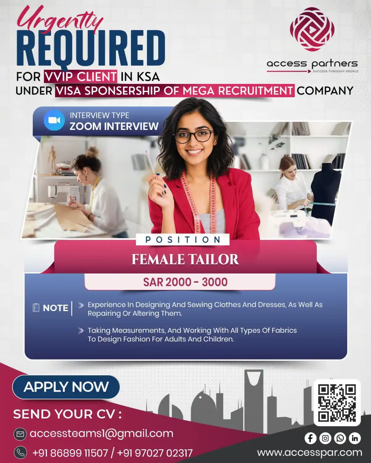 Female Tailor – KSA