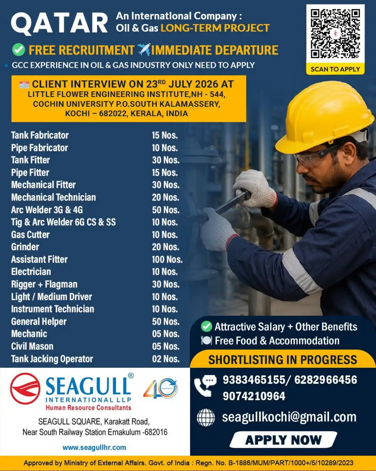 Oil & Gas Qatar Recruitment 2026