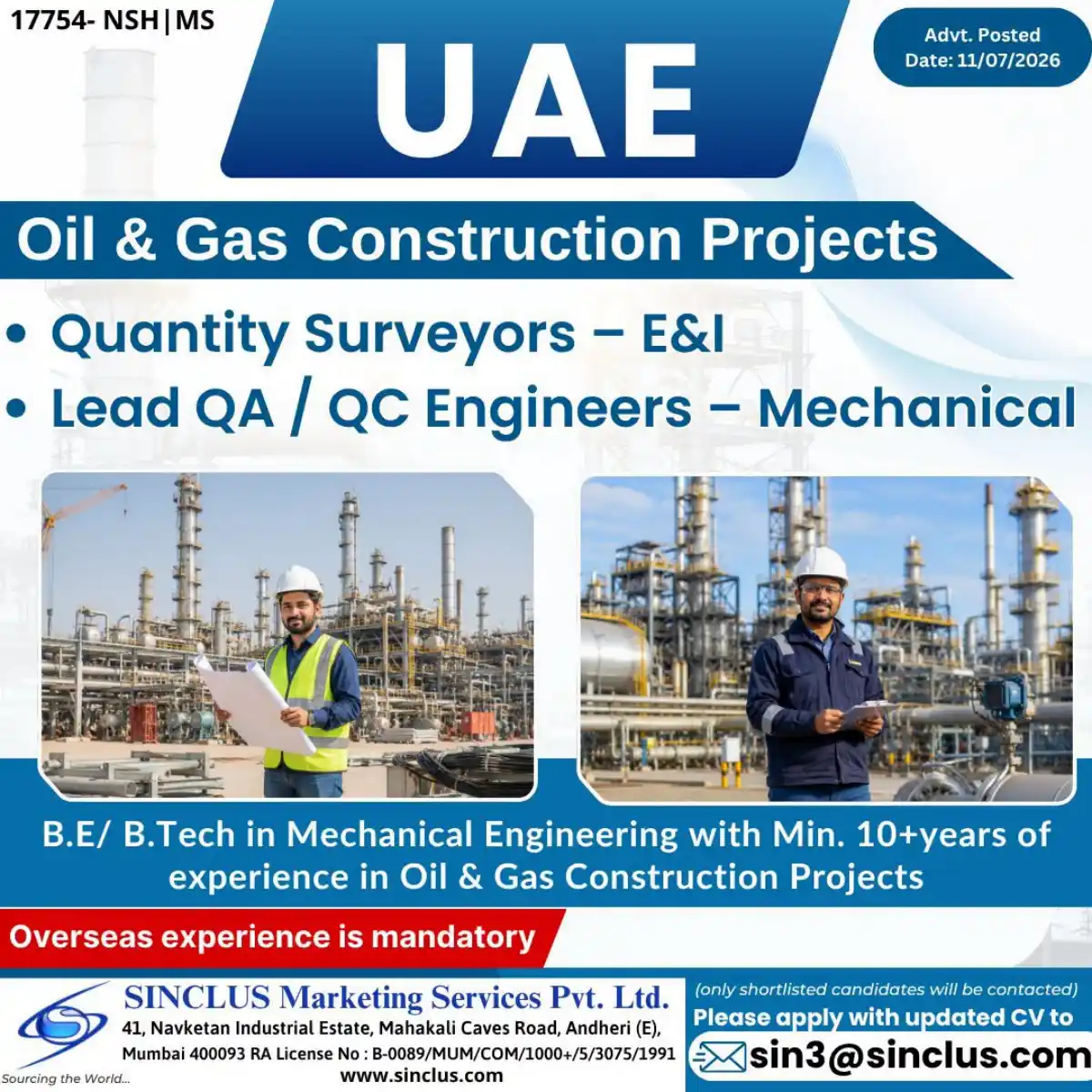 QS & QA/QC Jobs – UAE