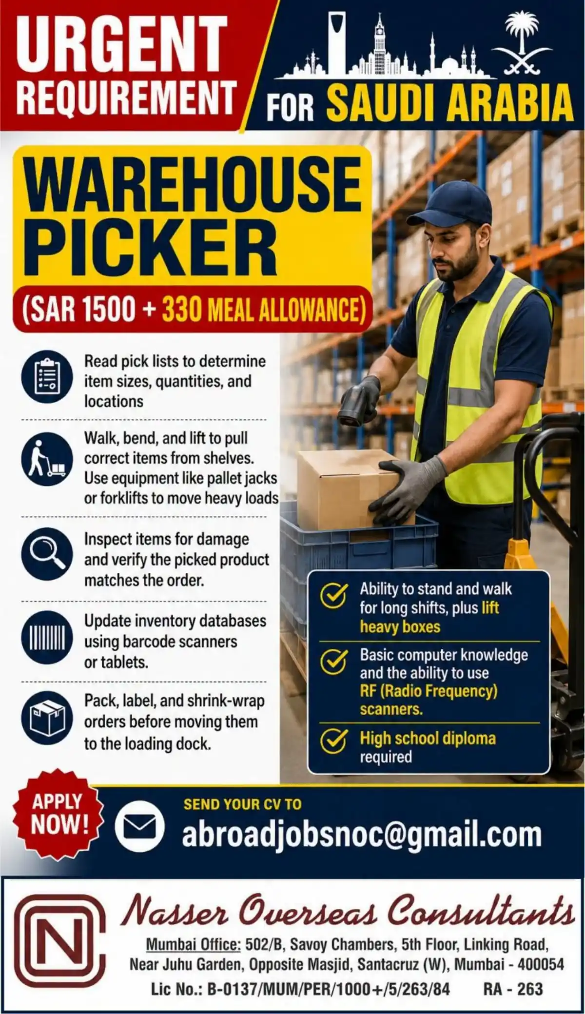 Warehouse Picker – Saudi Arabia