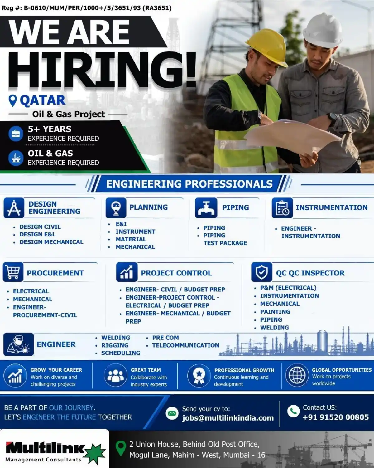 Qatar Oil & Gas Jobs – Apply Now