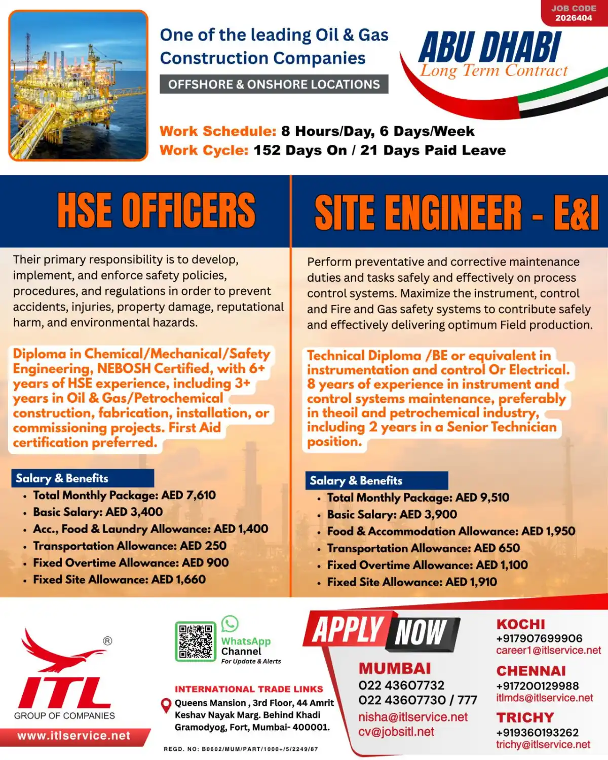 HSE Officer Abu Dhabi