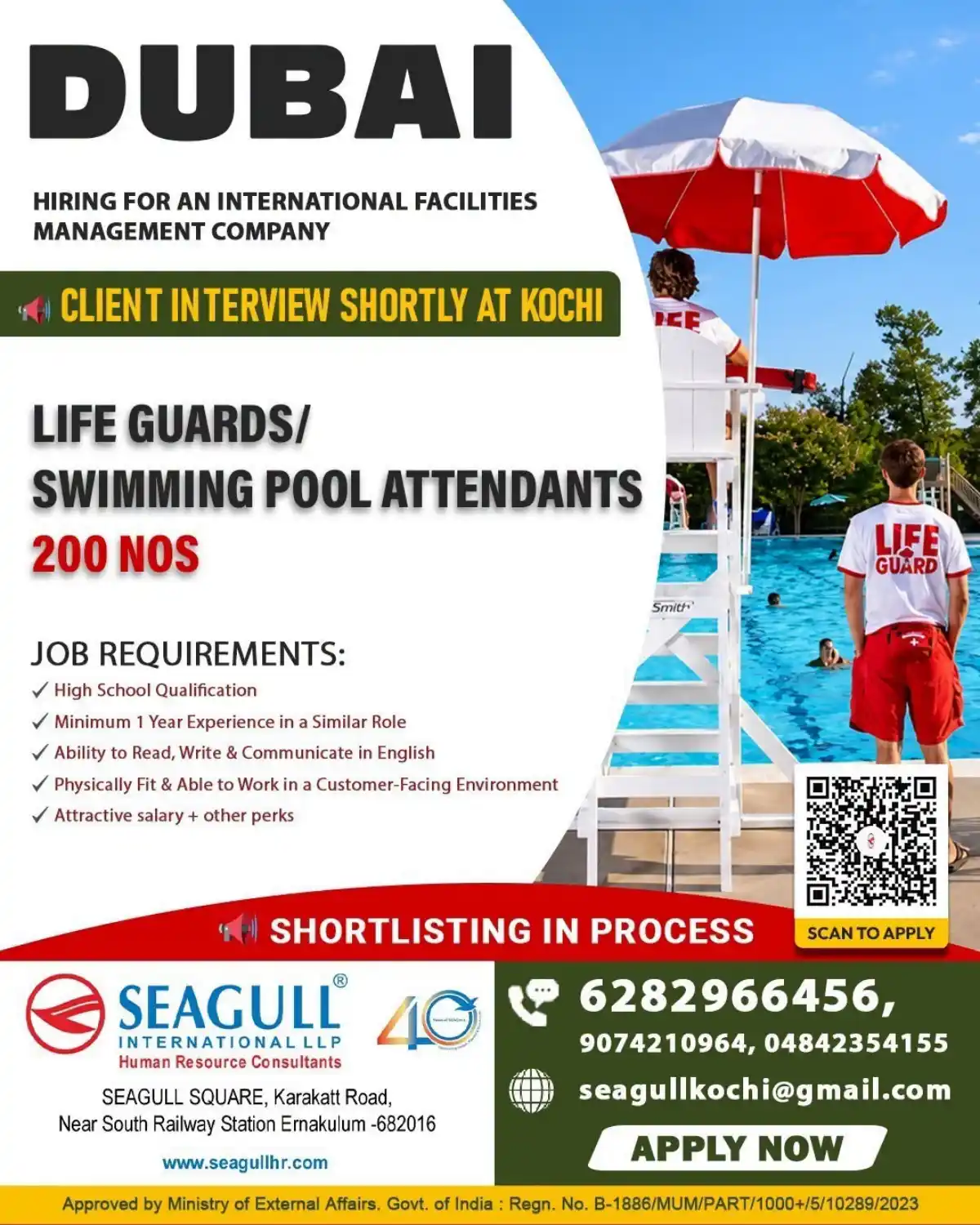 Dubai Lifeguard Jobs (200 Vacancies)