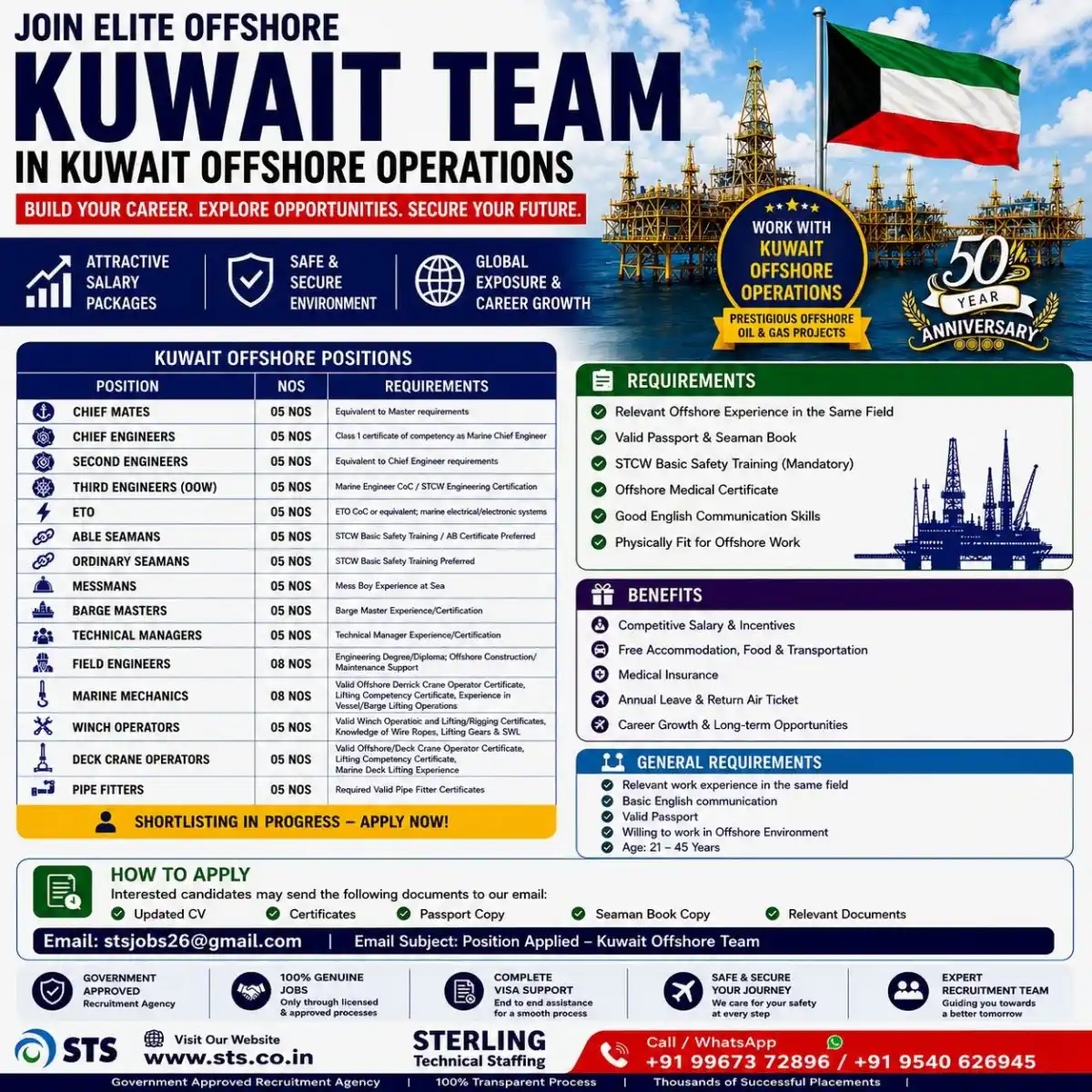 Elite Offshore Kuwait Careers