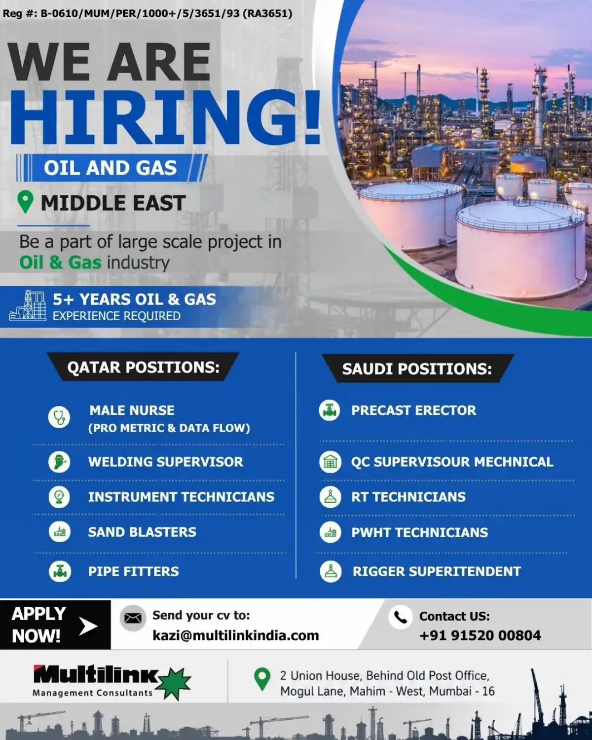 Oil & Gas Jobs Middle East