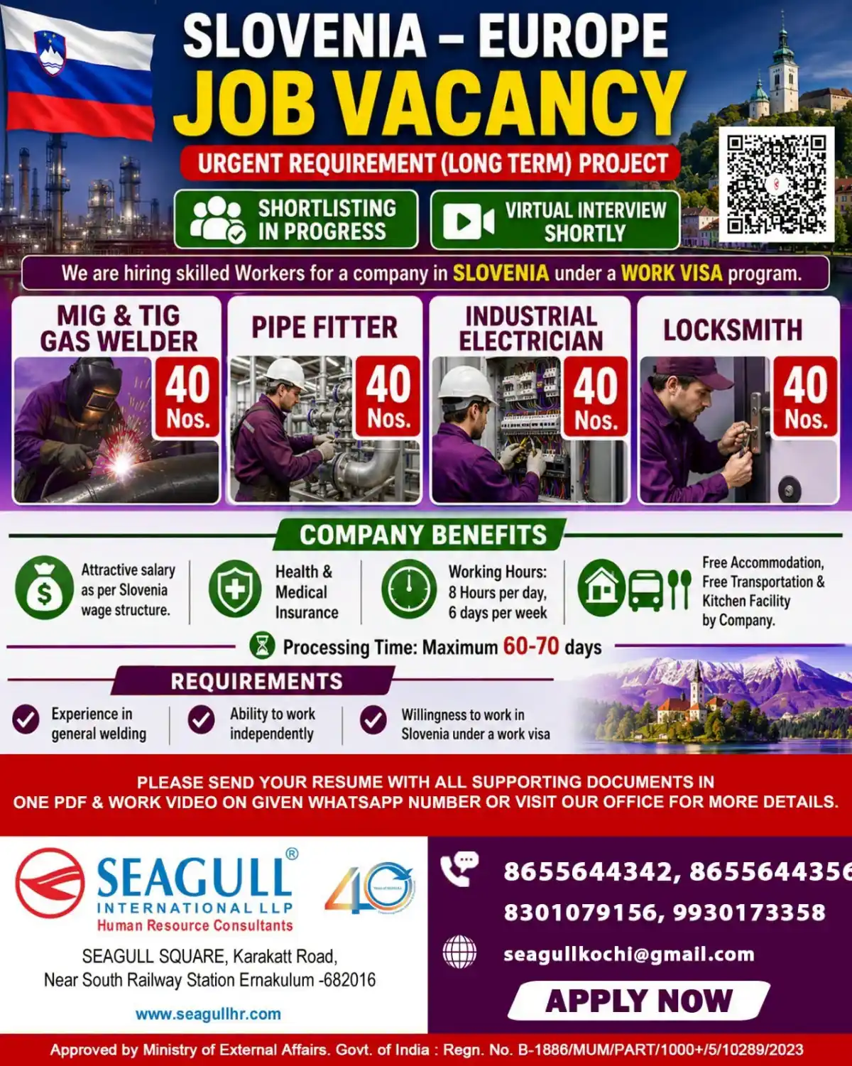 Urgent: Slovenia Jobs 2025