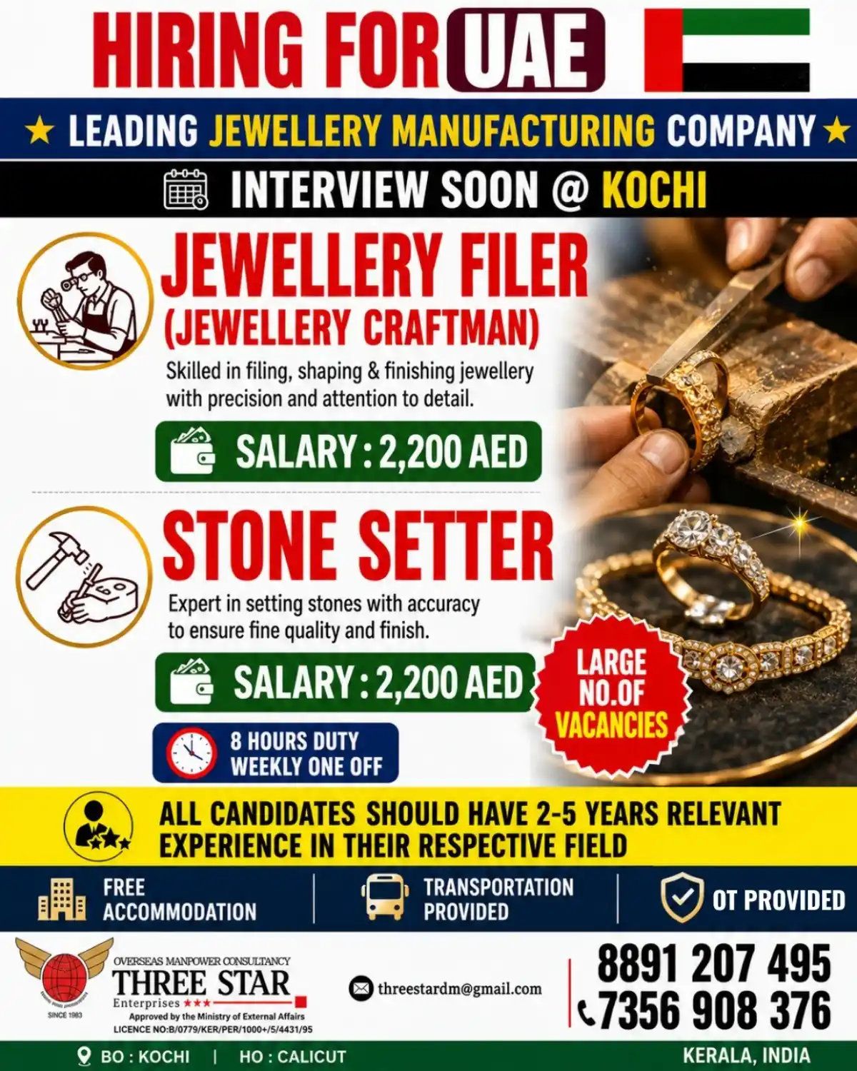 Jewellery Jobs UAE