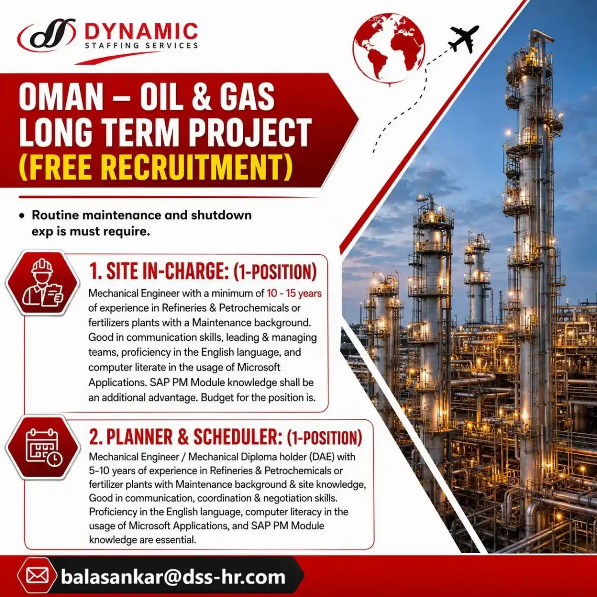 Oman Oil & Gas Jobs