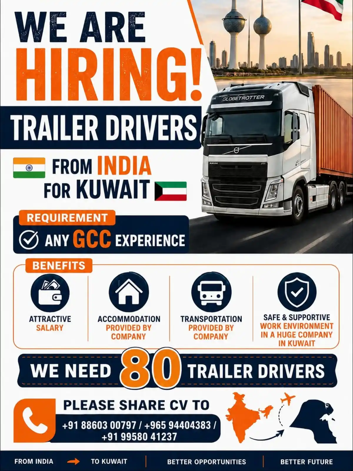 Trailer Driver Jobs – Kuwait