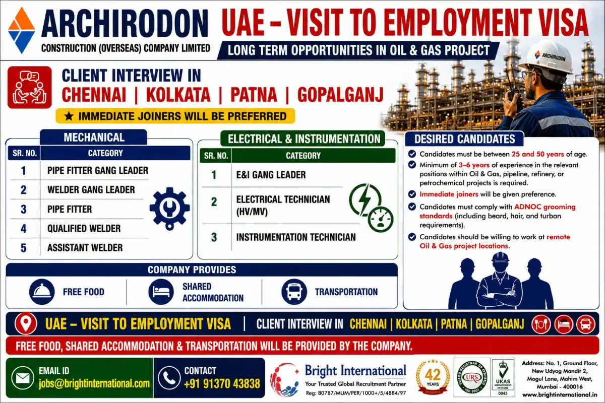Archirodon UAE Oil & Gas Jobs – Client Interview