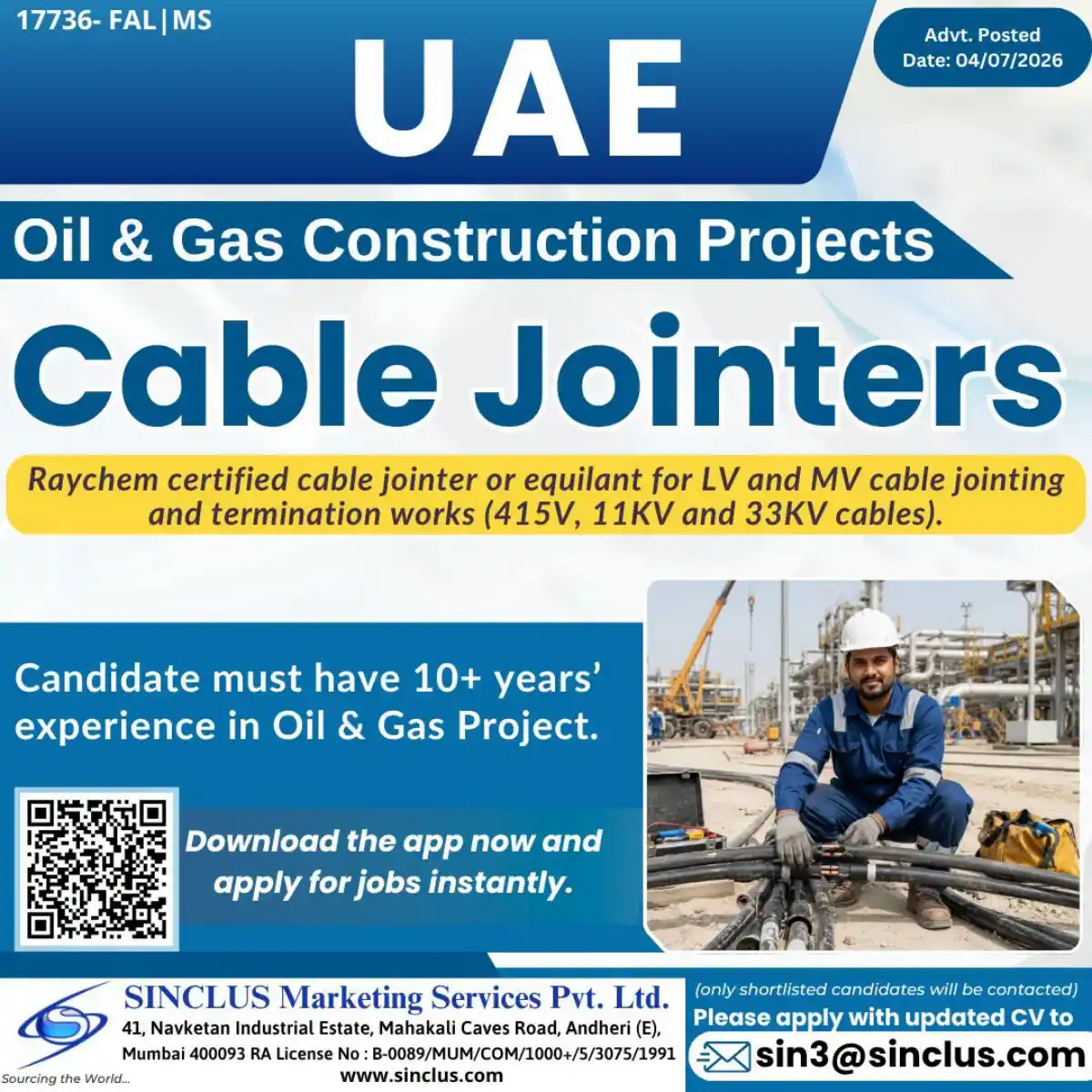 Cable Jointer – UAE