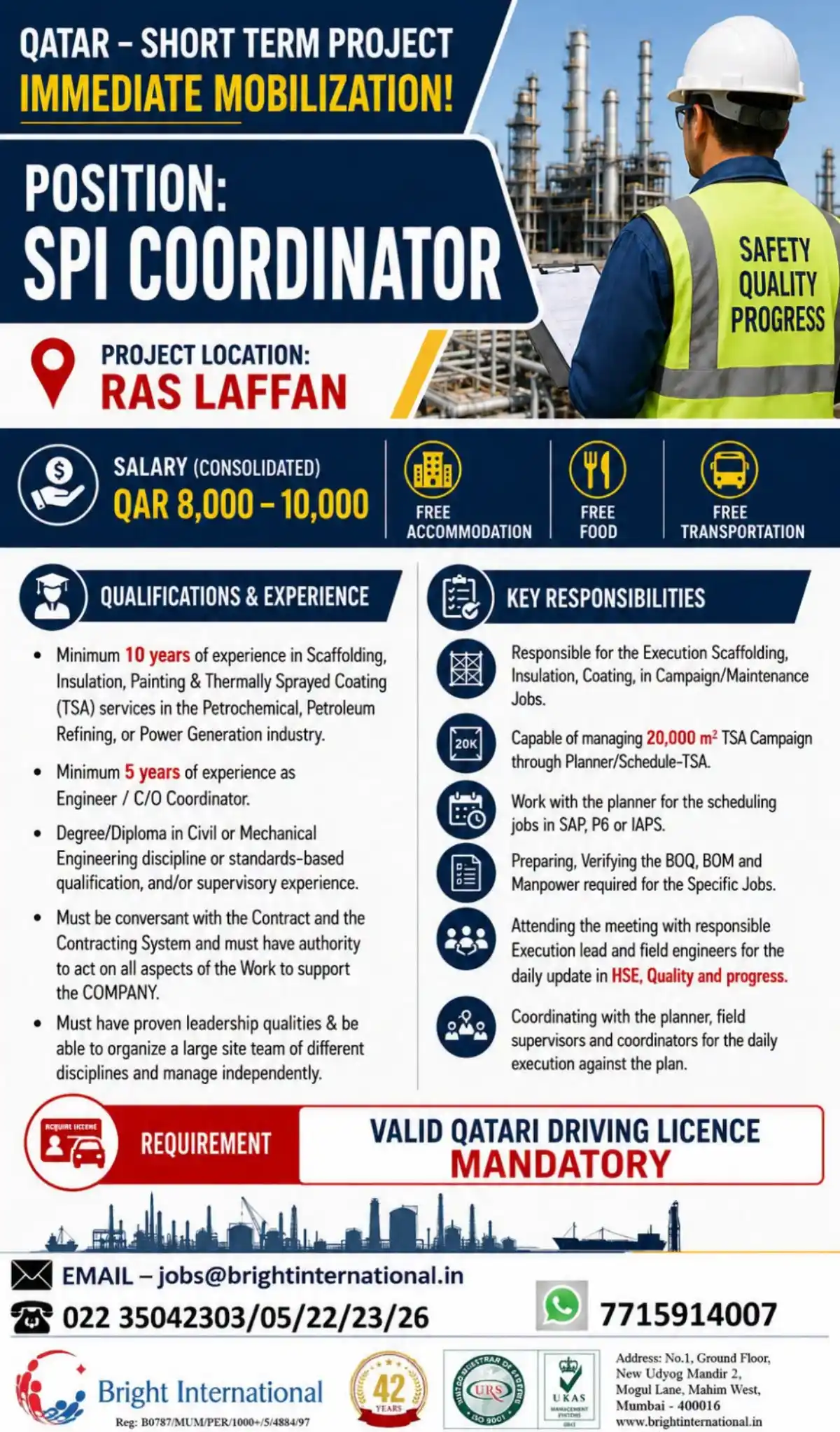 SPI Coordinator Qatar