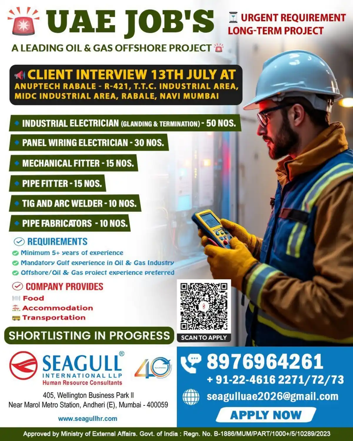 UAE Oil & Gas Offshore Jobs