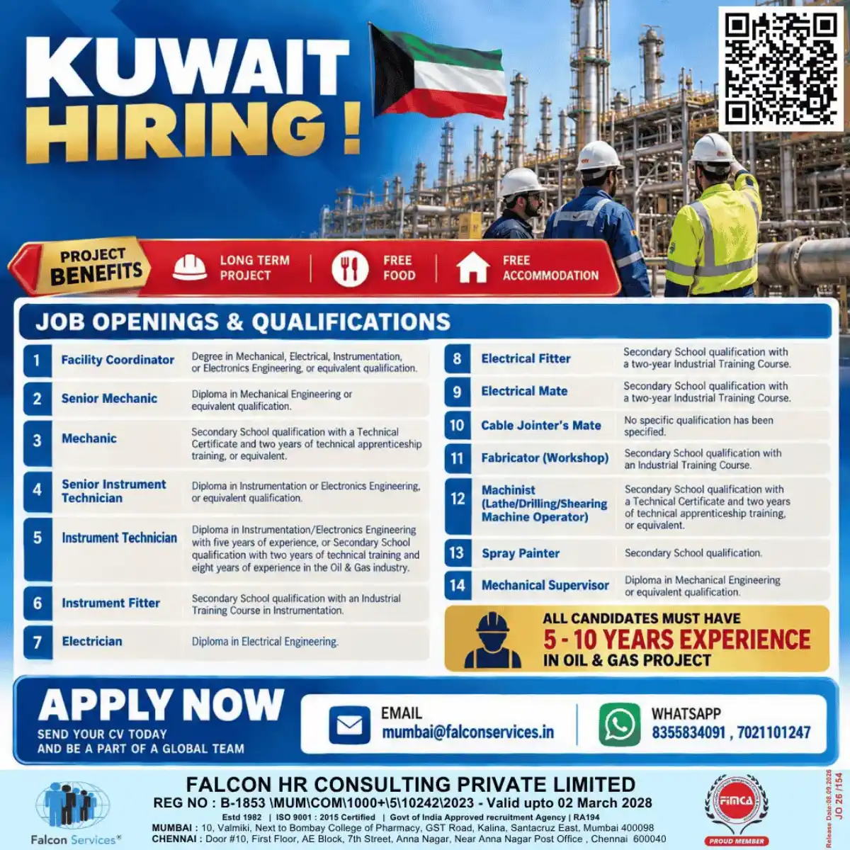 Kuwait Oil & Gas Jobs 2026