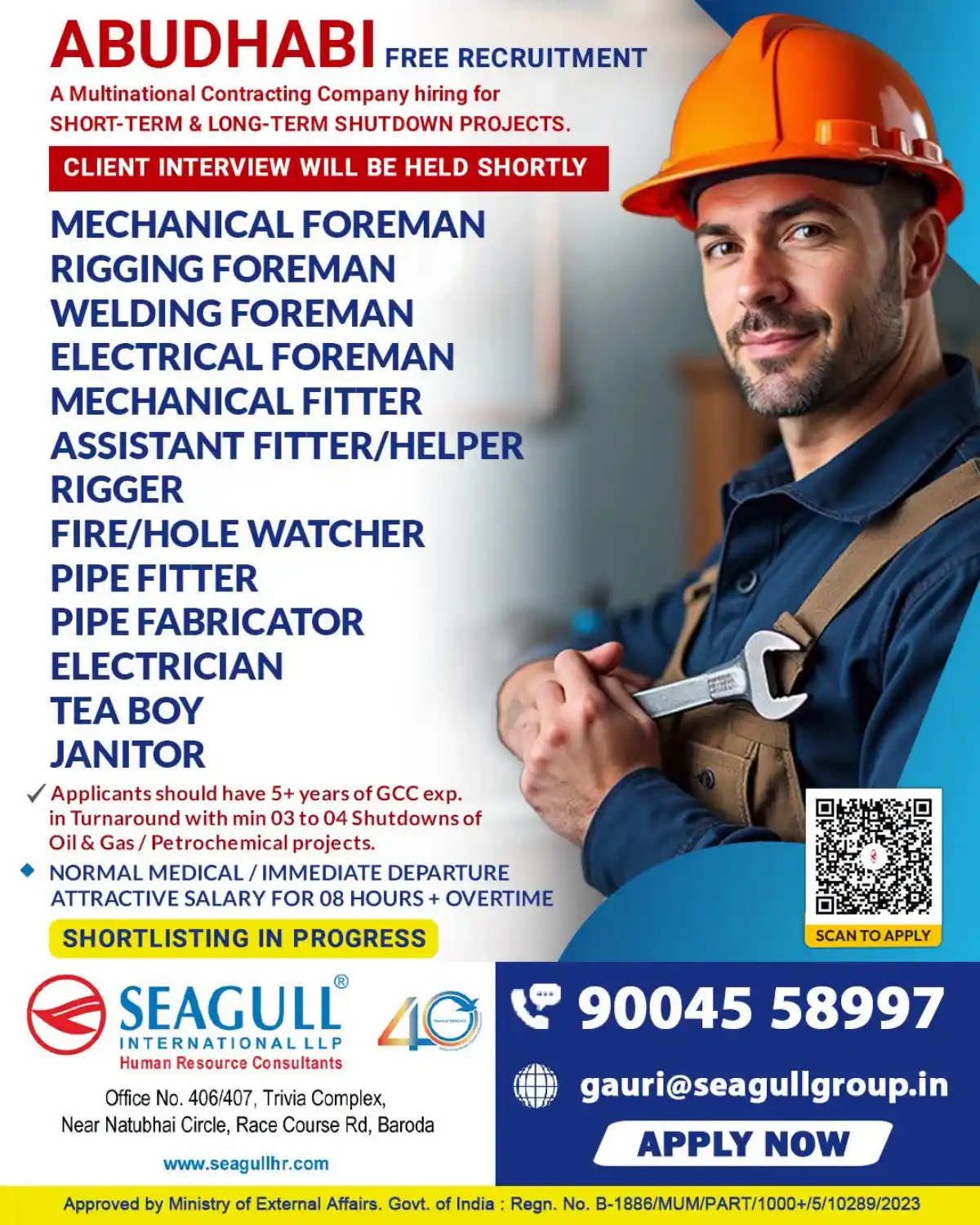 Abu Dhabi Shutdown Jobs