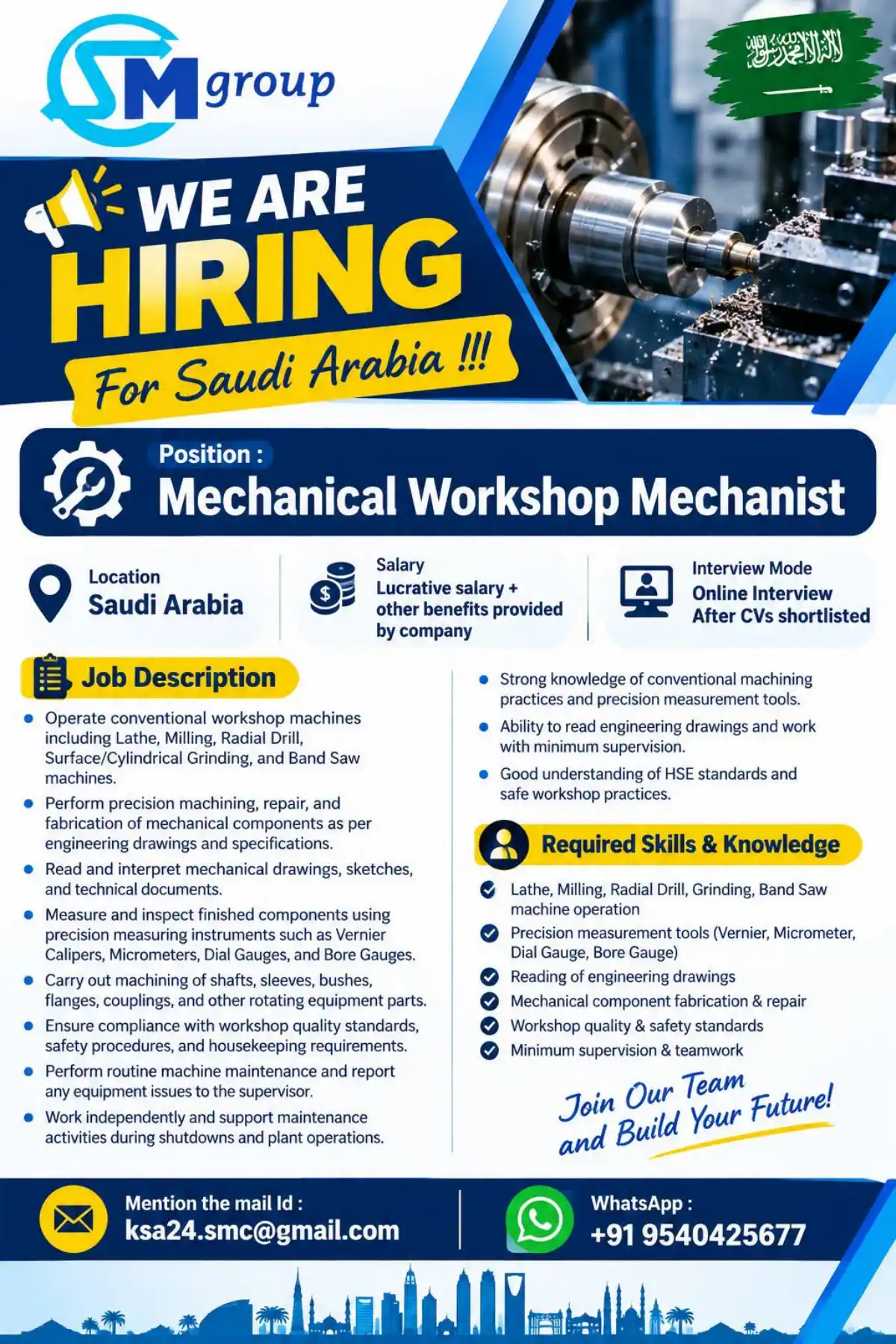Mechanical Workshop Mechanist