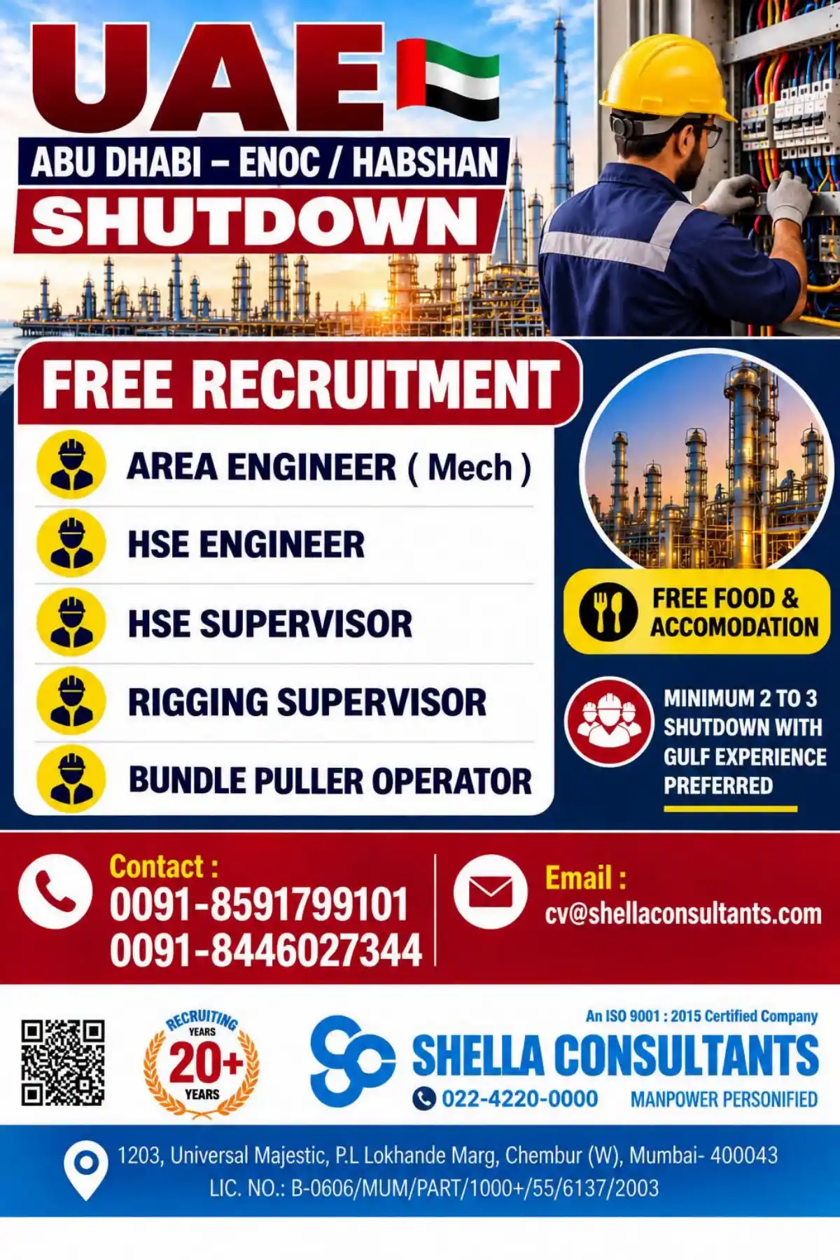 ENOC Habshan Shutdown Jobs