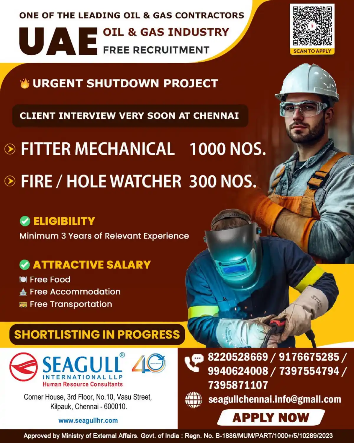 UAE Oil & Gas Shutdown Jobs
