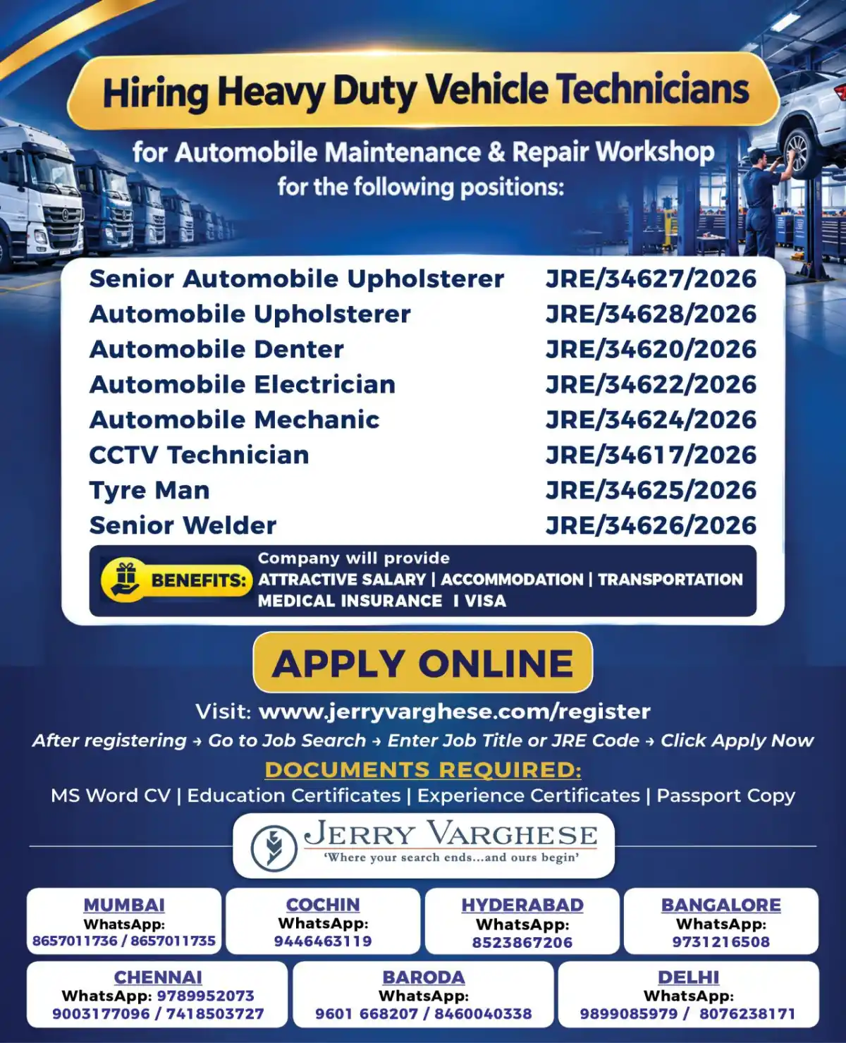 Heavy Duty Vehicle Technician Jobs