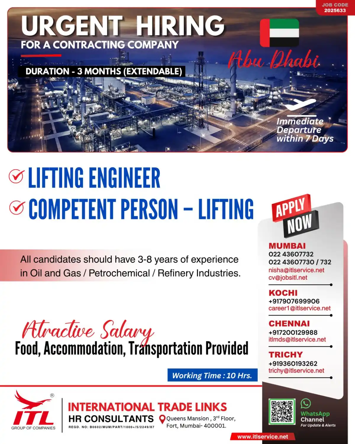 Lifting Engineer – Abu Dhabi