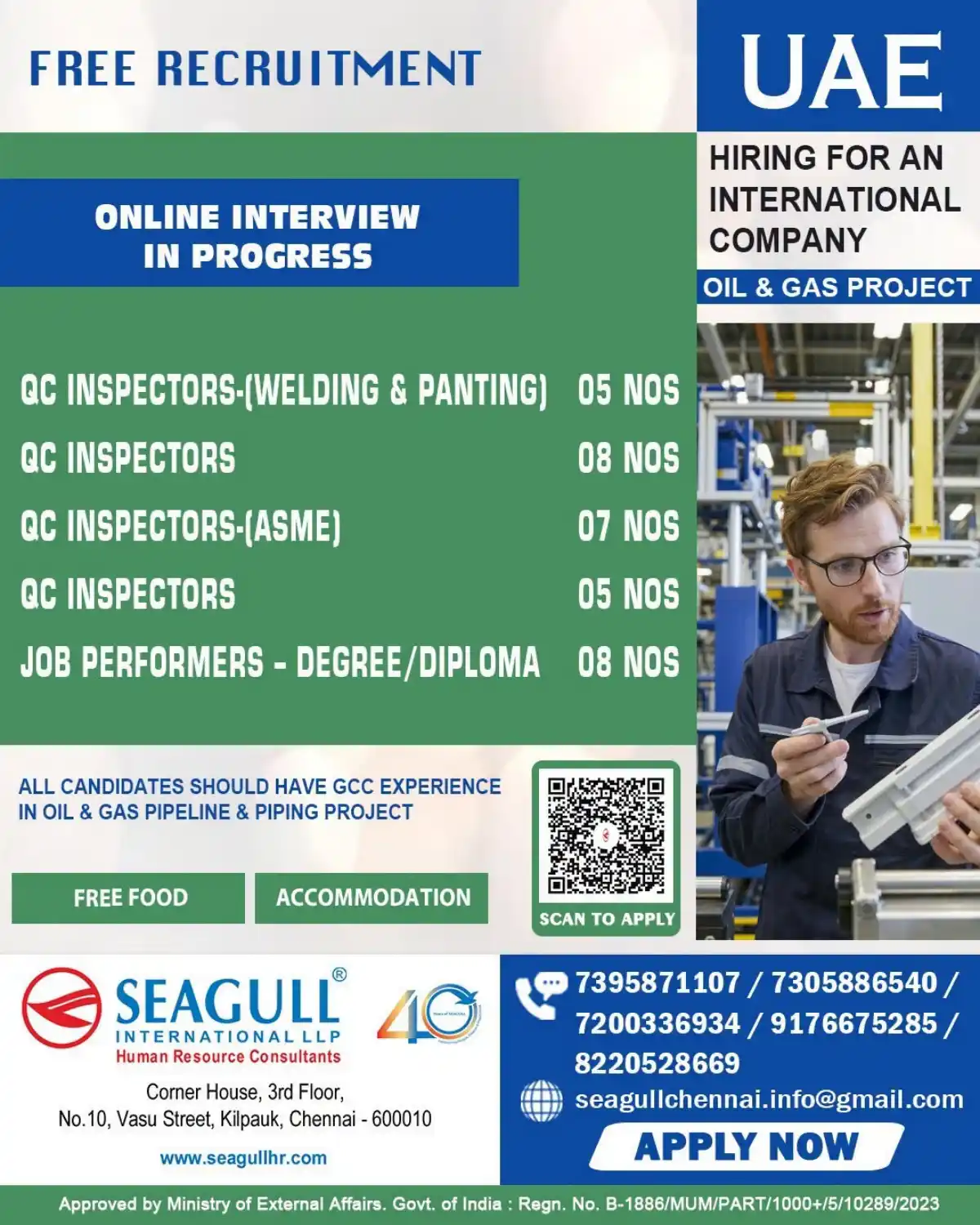 QC Inspector Jobs – UAE Oil & Gas