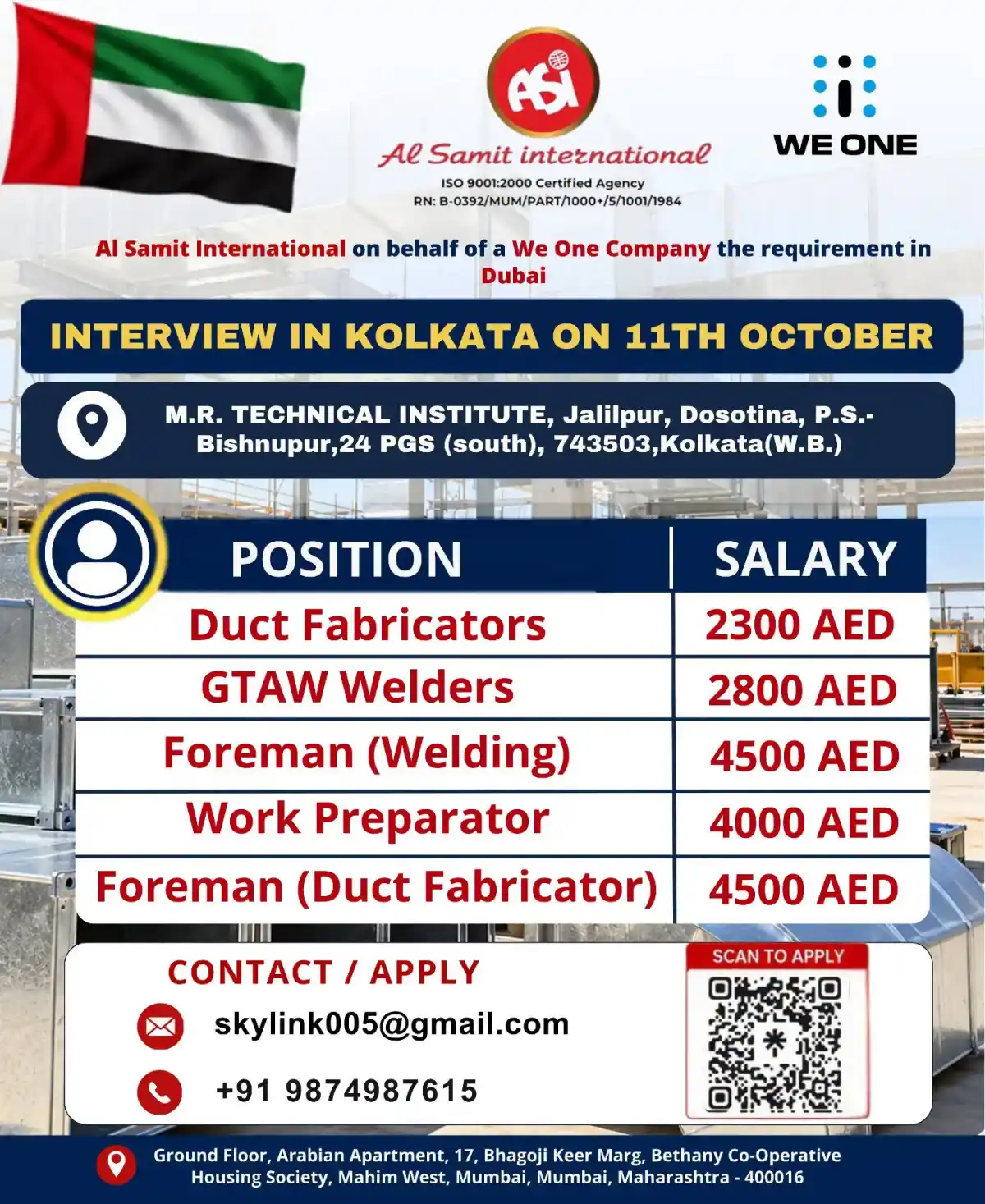 Al Samit International Dubai Jobs