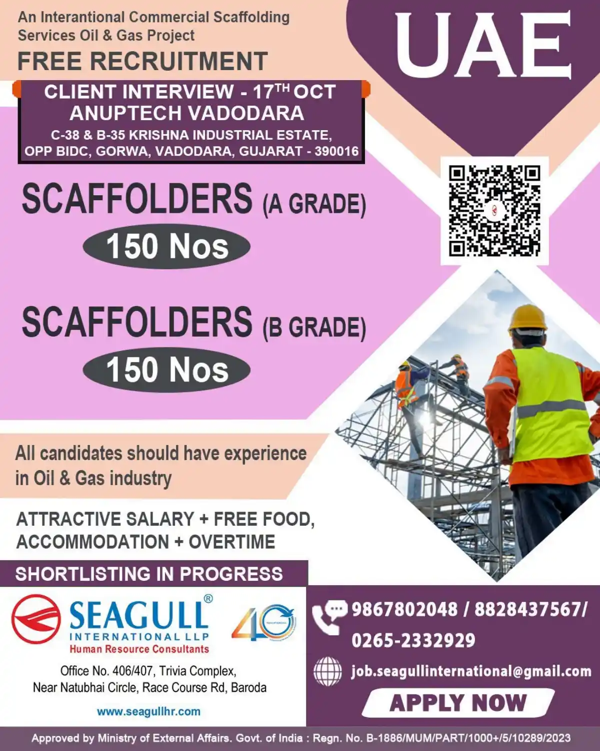 Scaffolders A & B Grade – UAE Oil & Gas