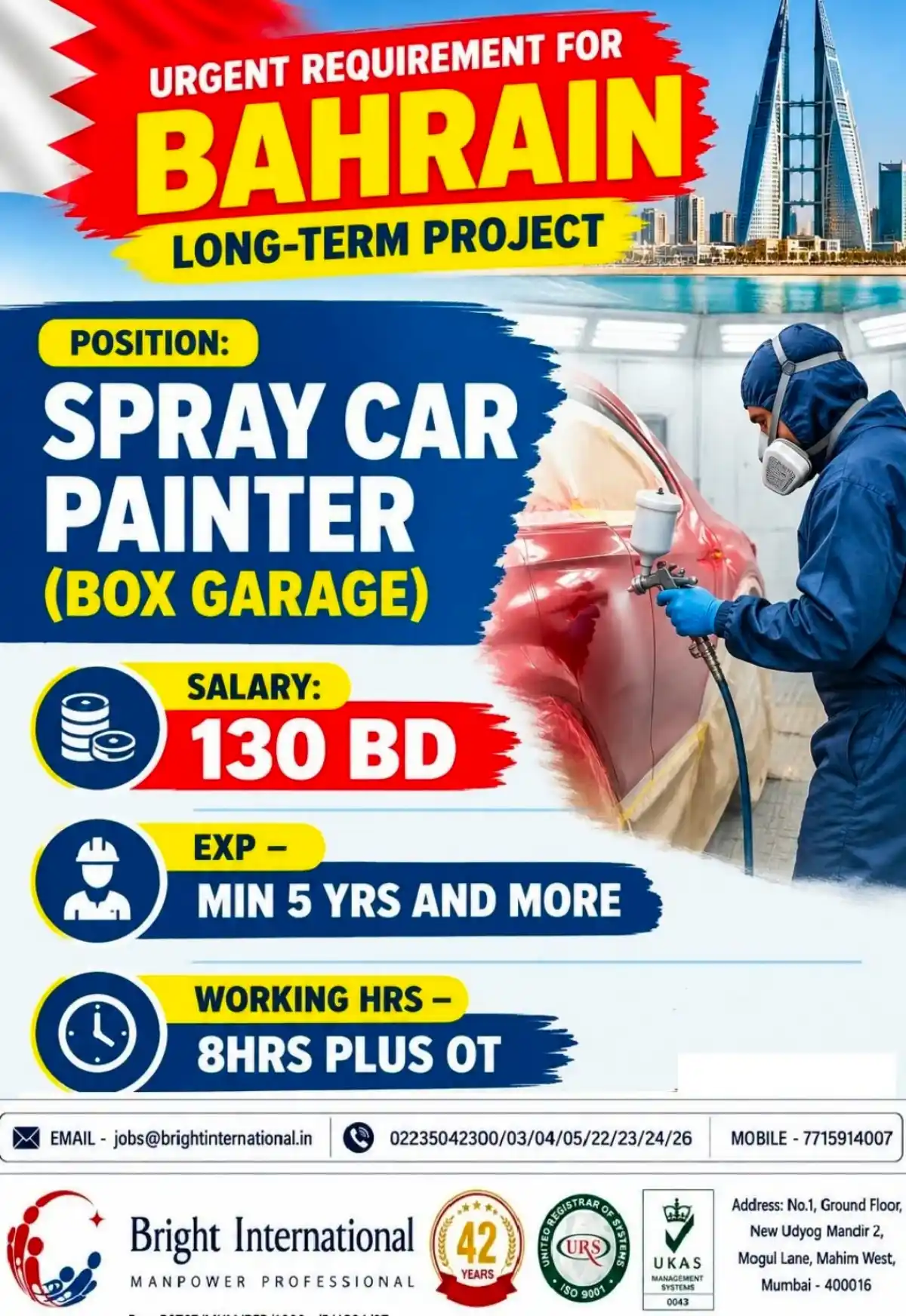 Spray Car Painter – Bahrain